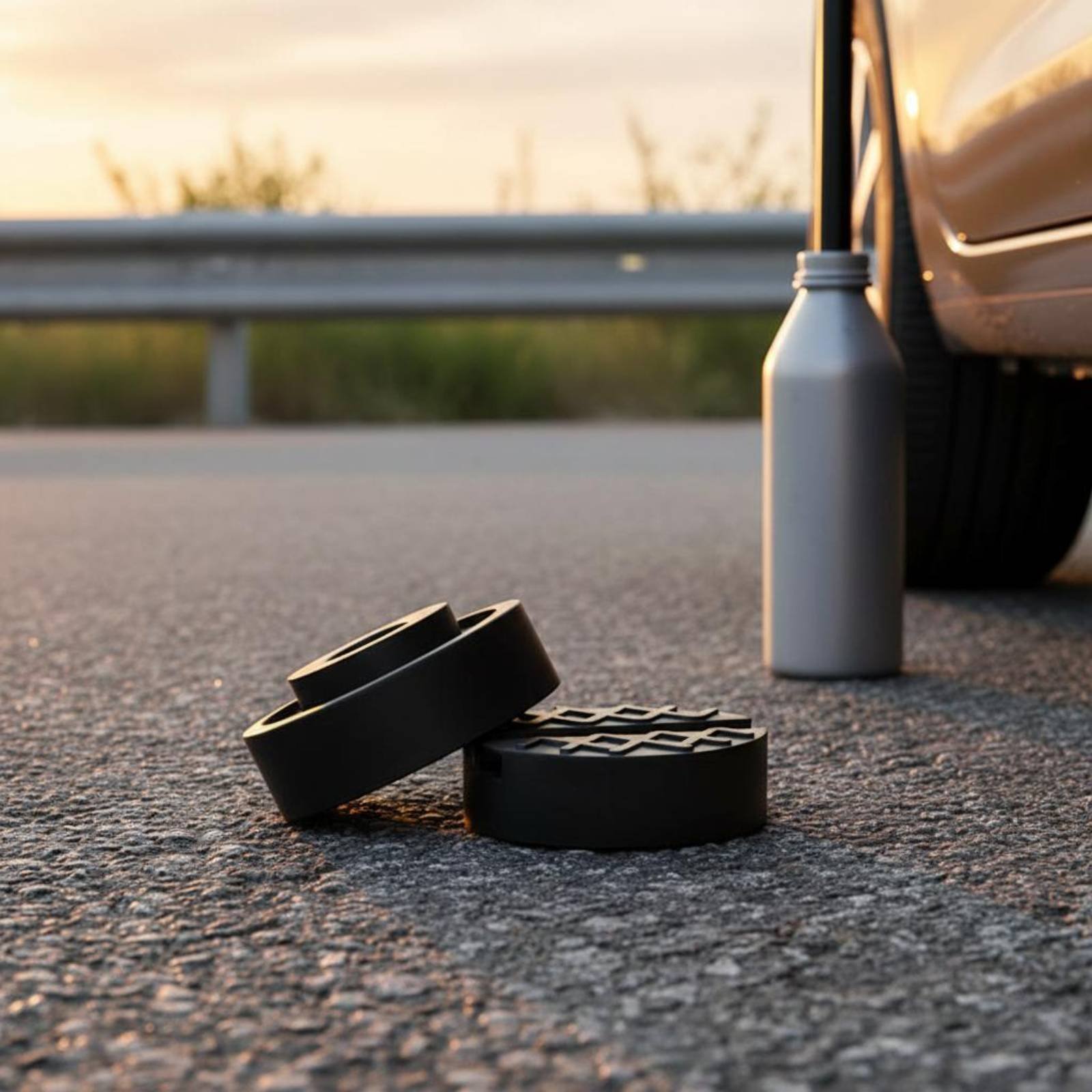 Car Jack - Podkładka pod kołek podwoziowy antypoślizgowa, gumowa