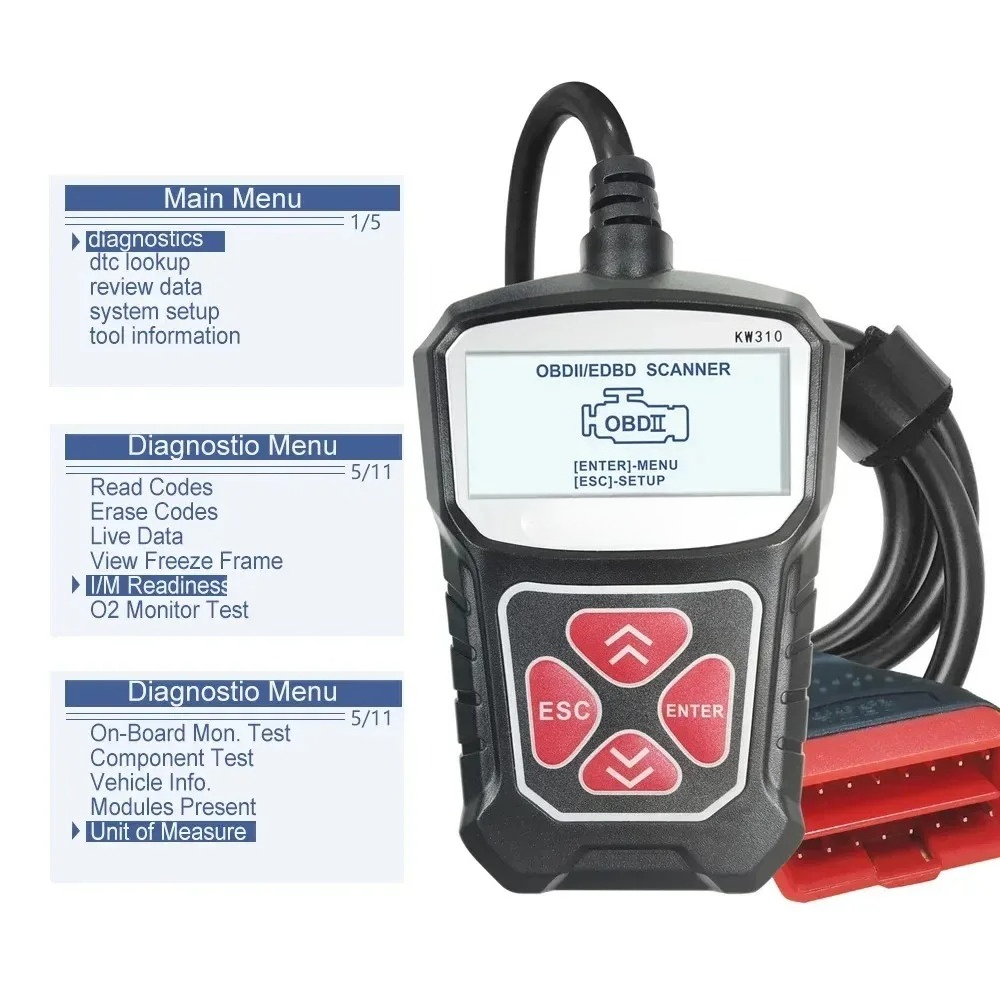 KW310 OBD2 Samochodowy Skaner  – Car Diagnostic Tool recenzja i cena