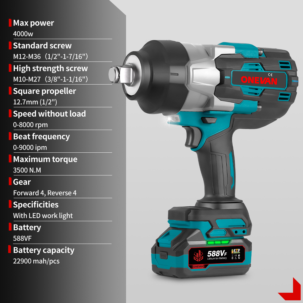 Elektryczny klucz udarowy 1000 – Torque Wrench recenzja i cena